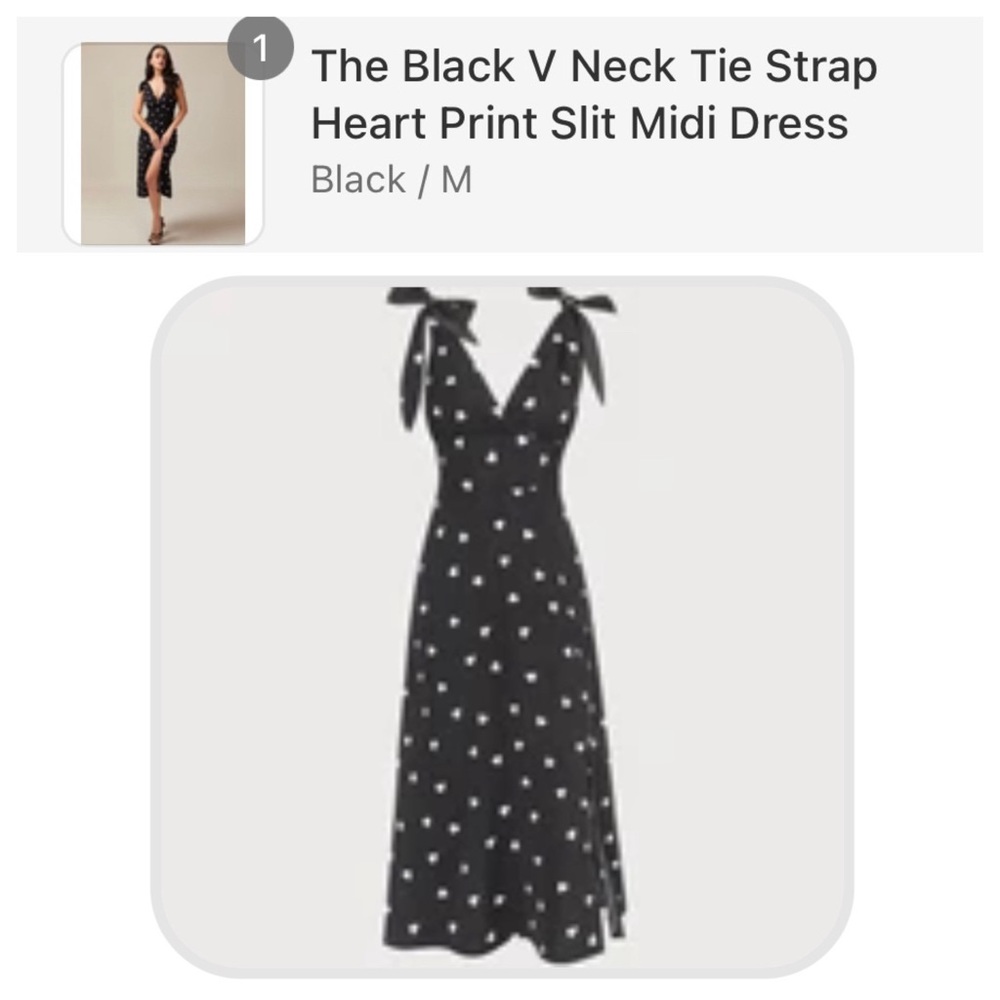 Heart Print Dress